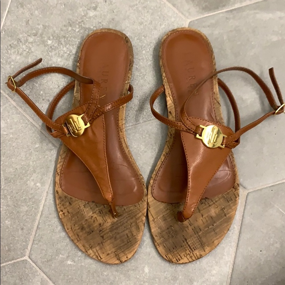 Lauren by Ralph Lauren leather sandals
